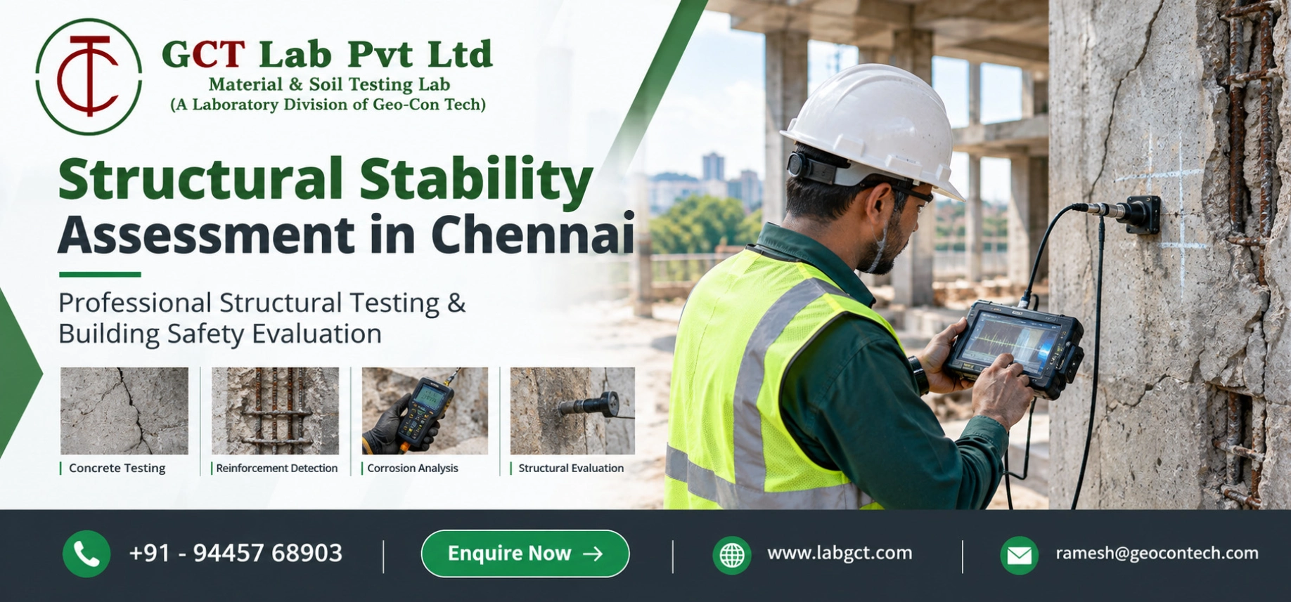 Field Test: Structural Stability Assessment in Chennai – Ensure Your Structure Is Safe and Sound